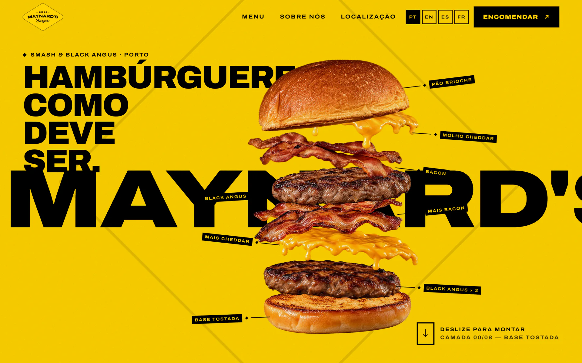 Maynard's Burgers, versão desktop