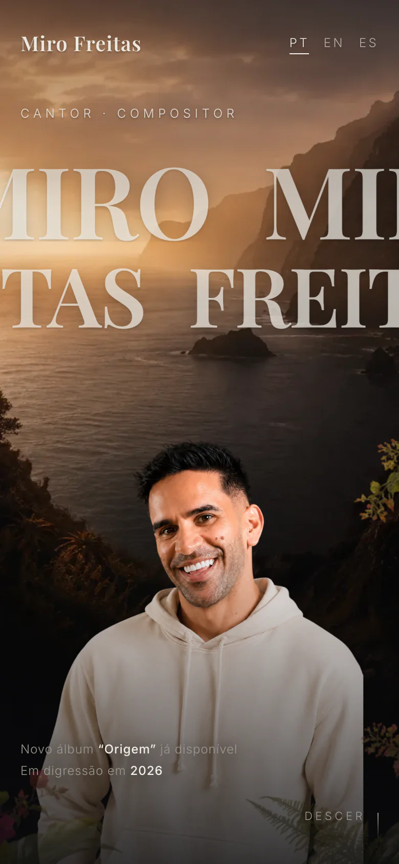 Miro Freitas, versão telemóvel